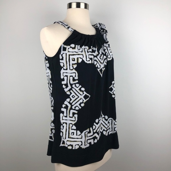 WHBM White House Black Market Bow Tie Top Small - Picture 4 of 8